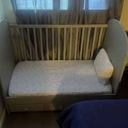 3 Stage Crib With Storage Drawers 