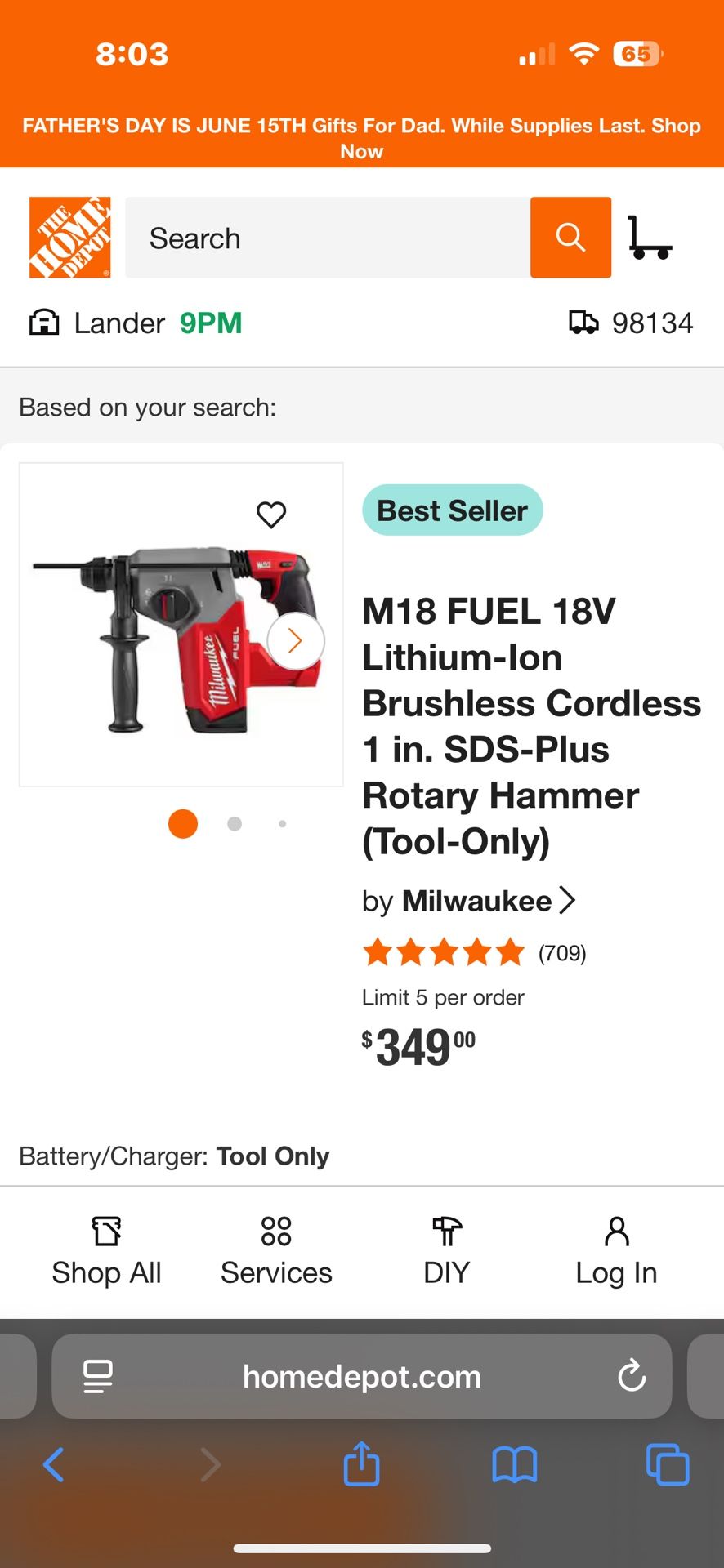 Brand New Milwaukee Fuel Roto Hammer ~ Waves