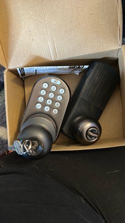 Keypad Door Lock with Keys and Hardware