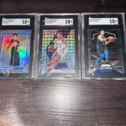 Three Grades 10 NBA Players Franz Wagner, Jordan Poole, And Luka Doncić