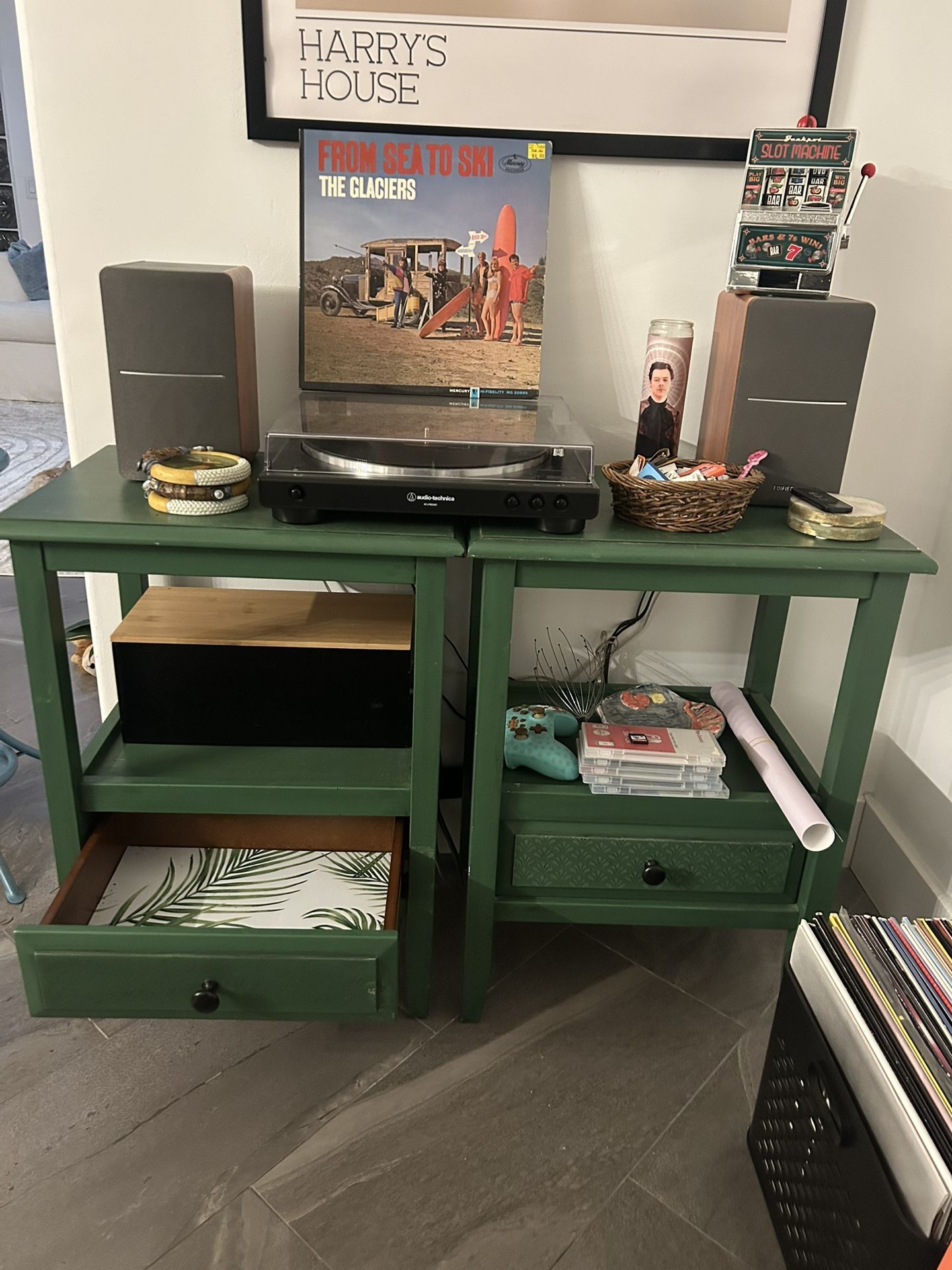 Green Side Tables
