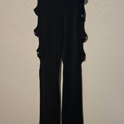 Sexy Goth Flare Pants 