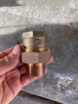 Copper x brass Union 1”