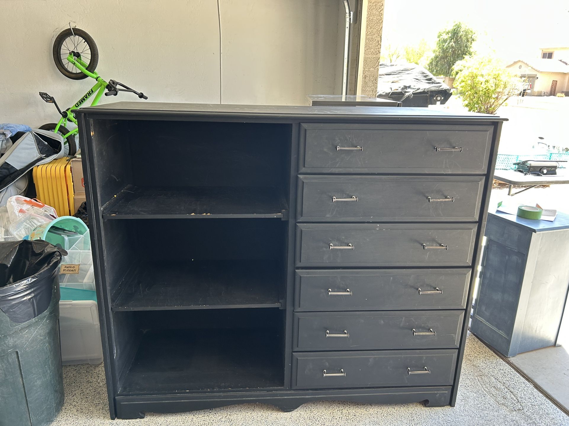 Dresser With Shelves