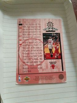 1994 Upper Deck Michael Jordan Behind the Glass G11