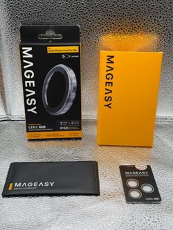 Mageasy LENZ Ti64 Sapphire Camera Lens Protector for iPhone 17 Pro / Pro Max