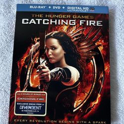 BLUE-RAY: THE HUNGER GAMES- CATCHING FIRE (BRAND NEW)