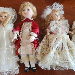  Beautiful Vintage Victorian All Sizes Collectible Dolls 