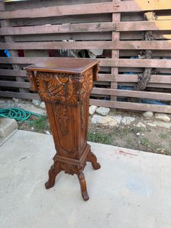 Wooden stand