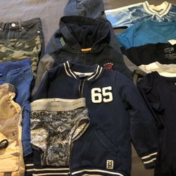 Boys Lot Of Clothes Size 4-8