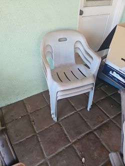 Patio chairs blue