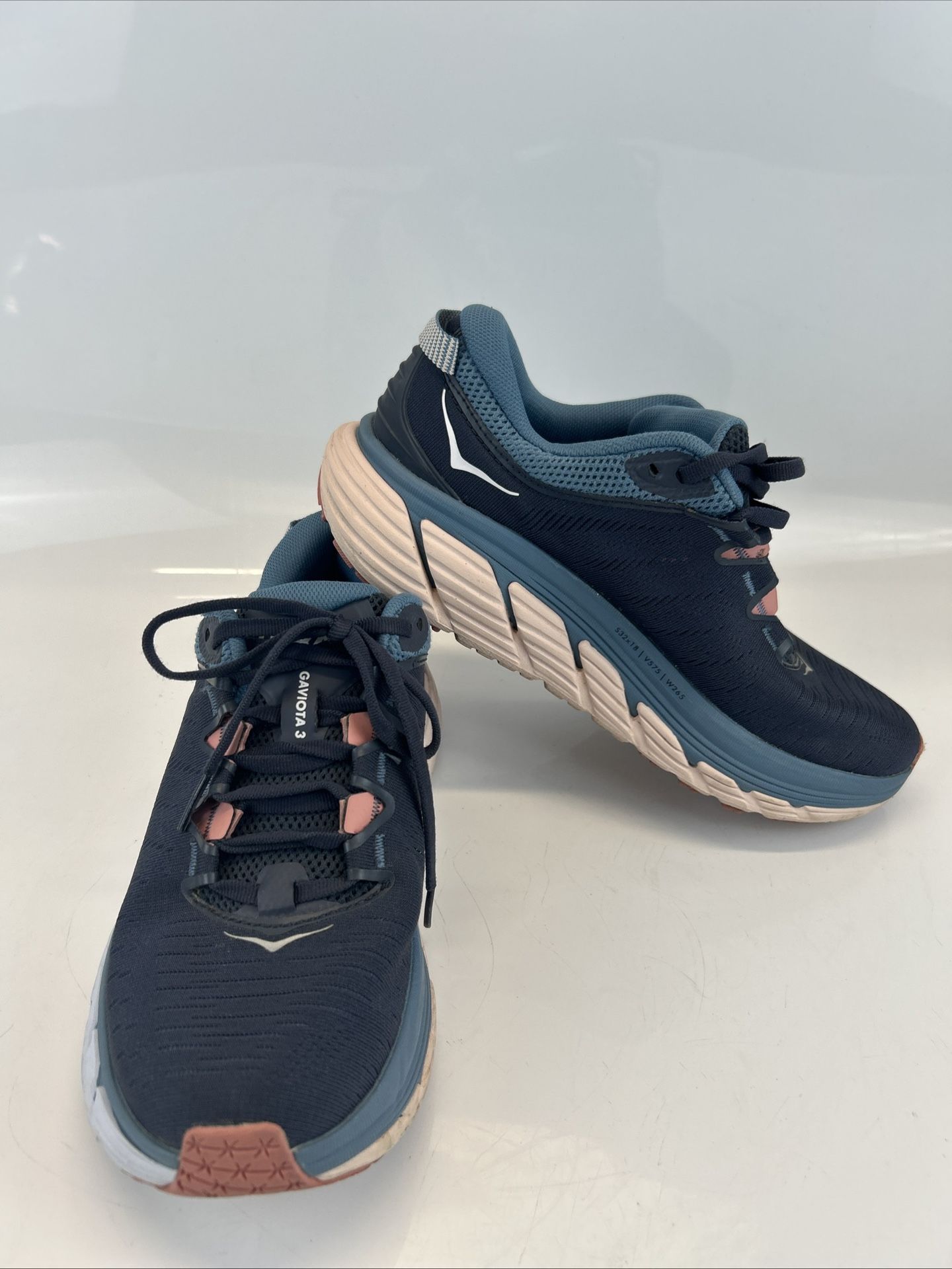 Hoka One One Gaviota 3 Women's Size 7 B Blue Athletic Sneaker Shoes 1113521 OBRS