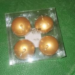 Floating Gold Candles