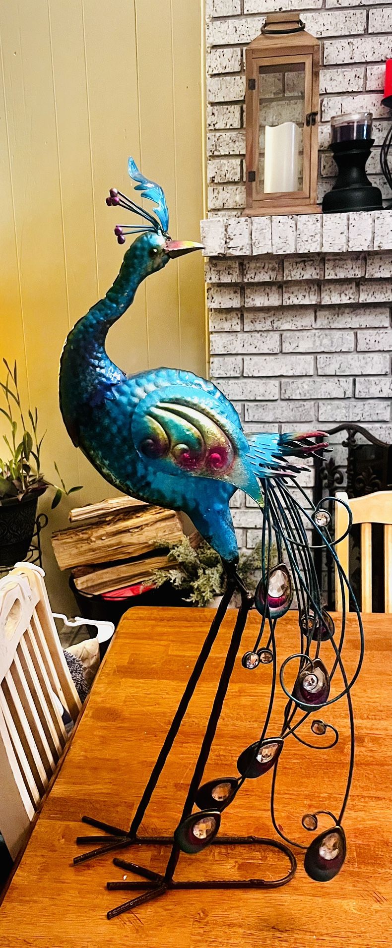 Large Peacock Stand