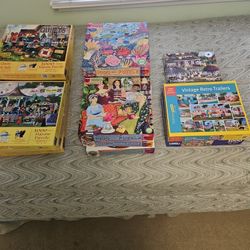 Variety Of Jigsaw Puzzles 