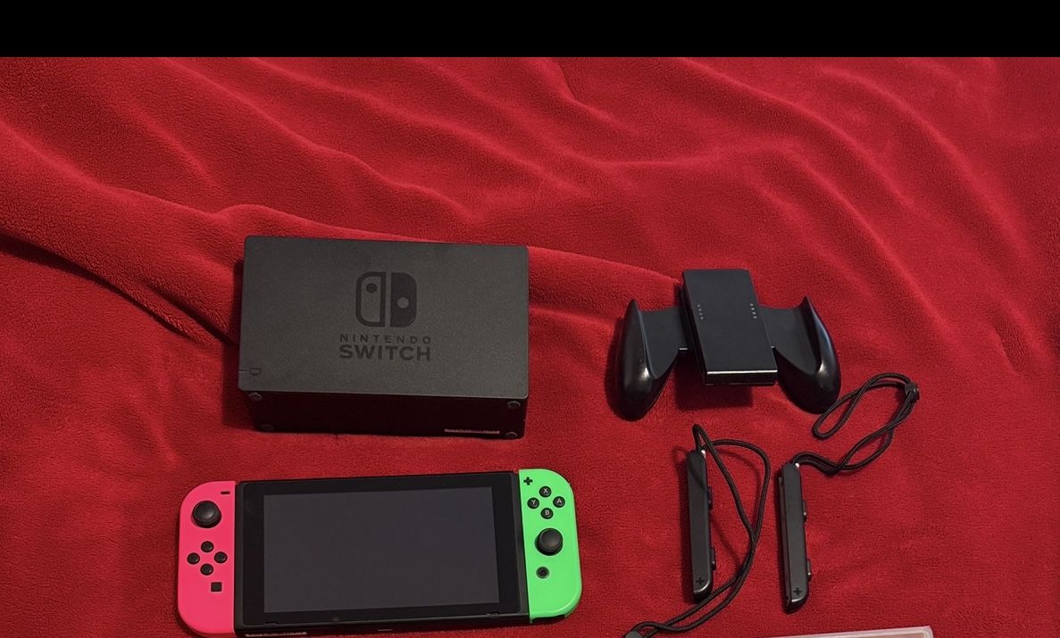 Nintendo Switch With Dock And All Cords USED