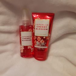 Bath & Body Works 2PC Mini SET Japanese Cherry Blossom 