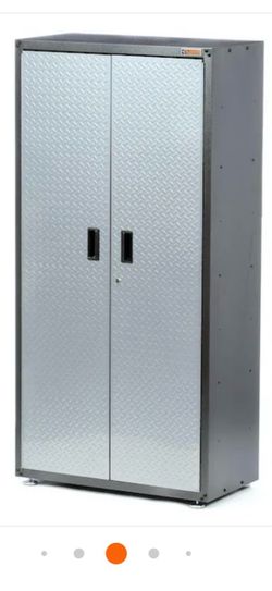 36” Wide Heavy-Duty Steel Garage Storage Cabinet – 72” Tall – $250