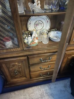 Cabinet China Glass & Table Or Dressers For Sale