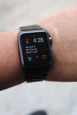 Apple Watch 42mm Black Wristband