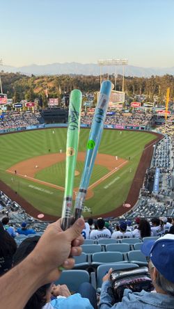 Dodgers lightsaber mini bats