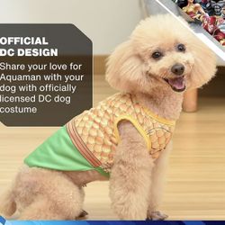 Aquaman Dog costume new size xlarge