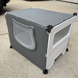 Travel indoor litter box