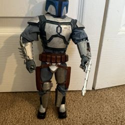 Star Wars 12” Jango Fett + Darth Maul Loose Figure Bundle — Sith & Bounty Hunter Duo