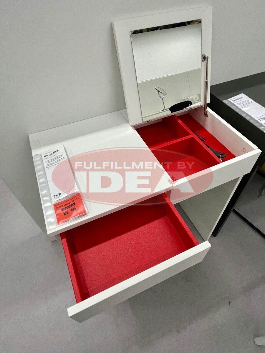 IKEA: Brimnes Makeup Vanity and Dressing Table, White