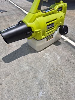 Ryobi yard blower with mist sprayer