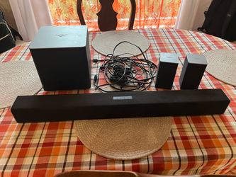 Vizio Sound Bar with Subwoofer and Satellite Speakers