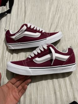 Sz 10 Vans Burgundy $40 FIRM NO TRADES