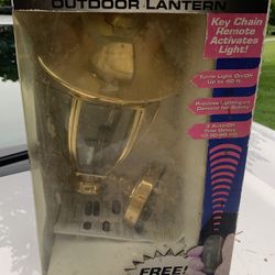 Remote Security Outdoor Lantern