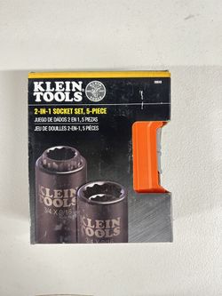 Klein 2 In 1 Socket Set