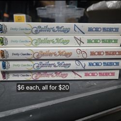 Sailor Moon Manga Editions 1, 2, 3, 4, 7