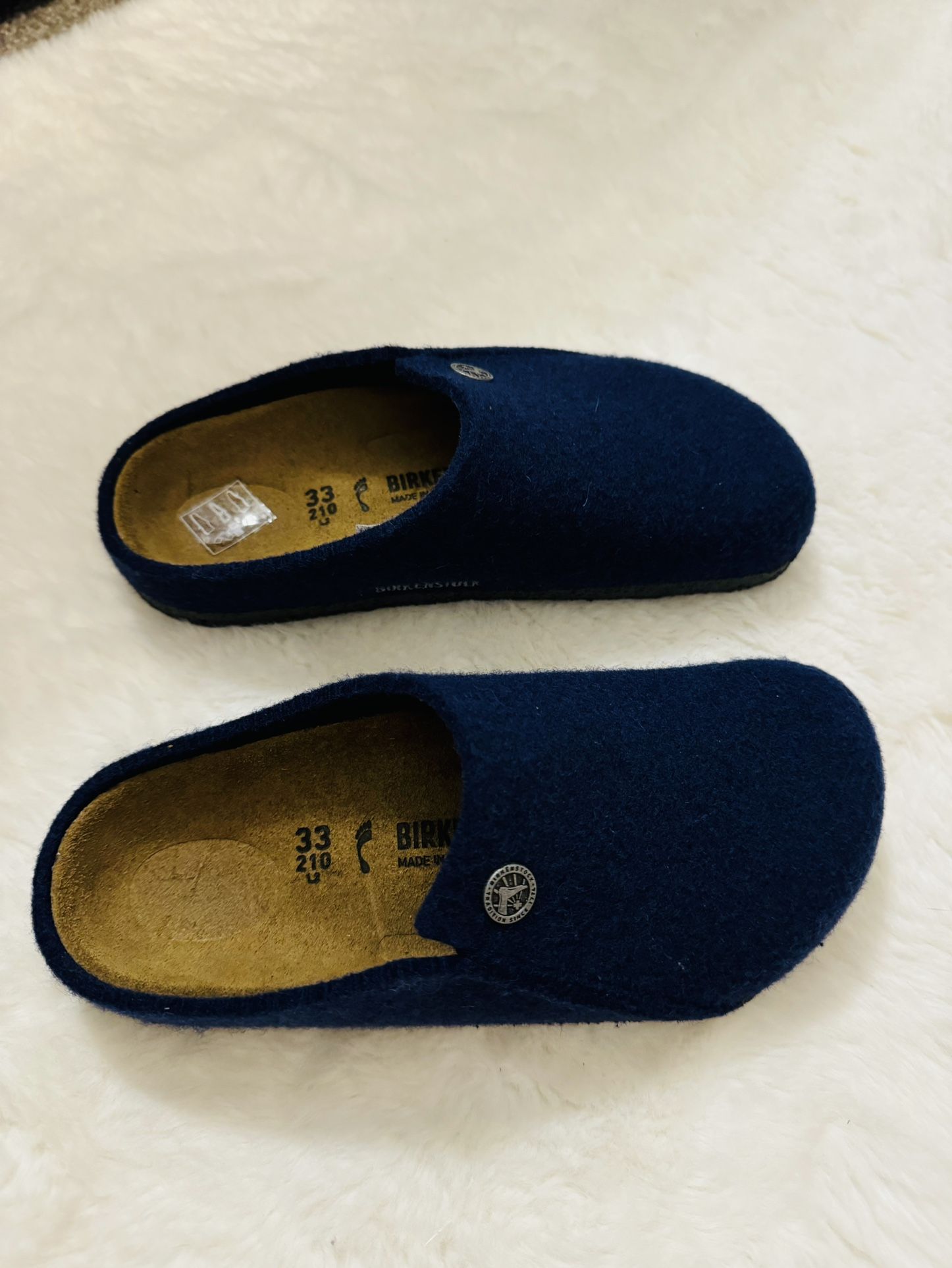 Birkenstock Zermatt felted slip-on clogs kids size 33