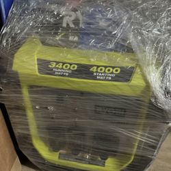 ryobi generator 4000 watts New
