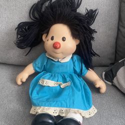 Vintage 1996 Big Comfy Couch 14" Vinyl & Cloth MOLLY Doll