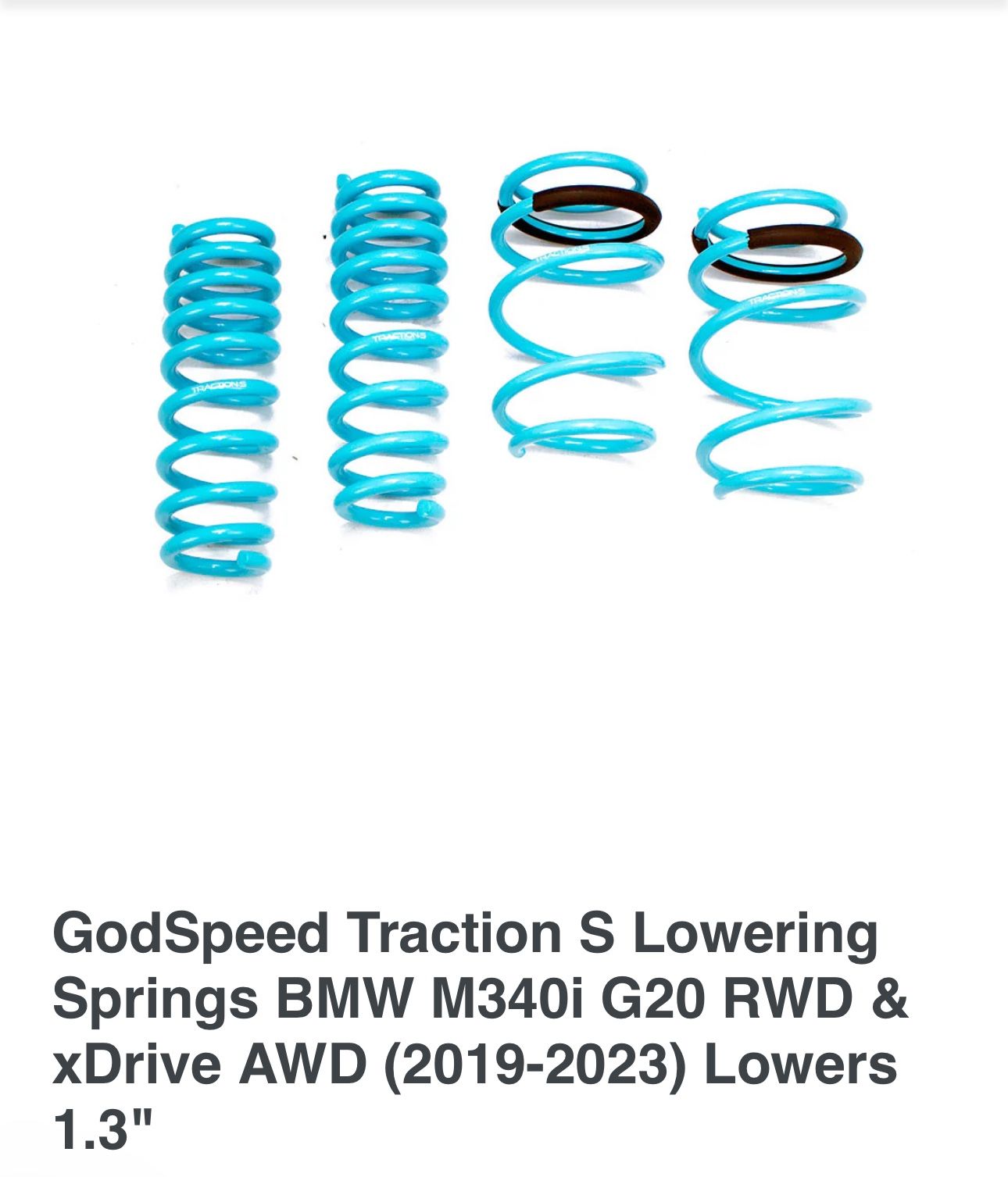 Bmw M340 lowering springs brand new