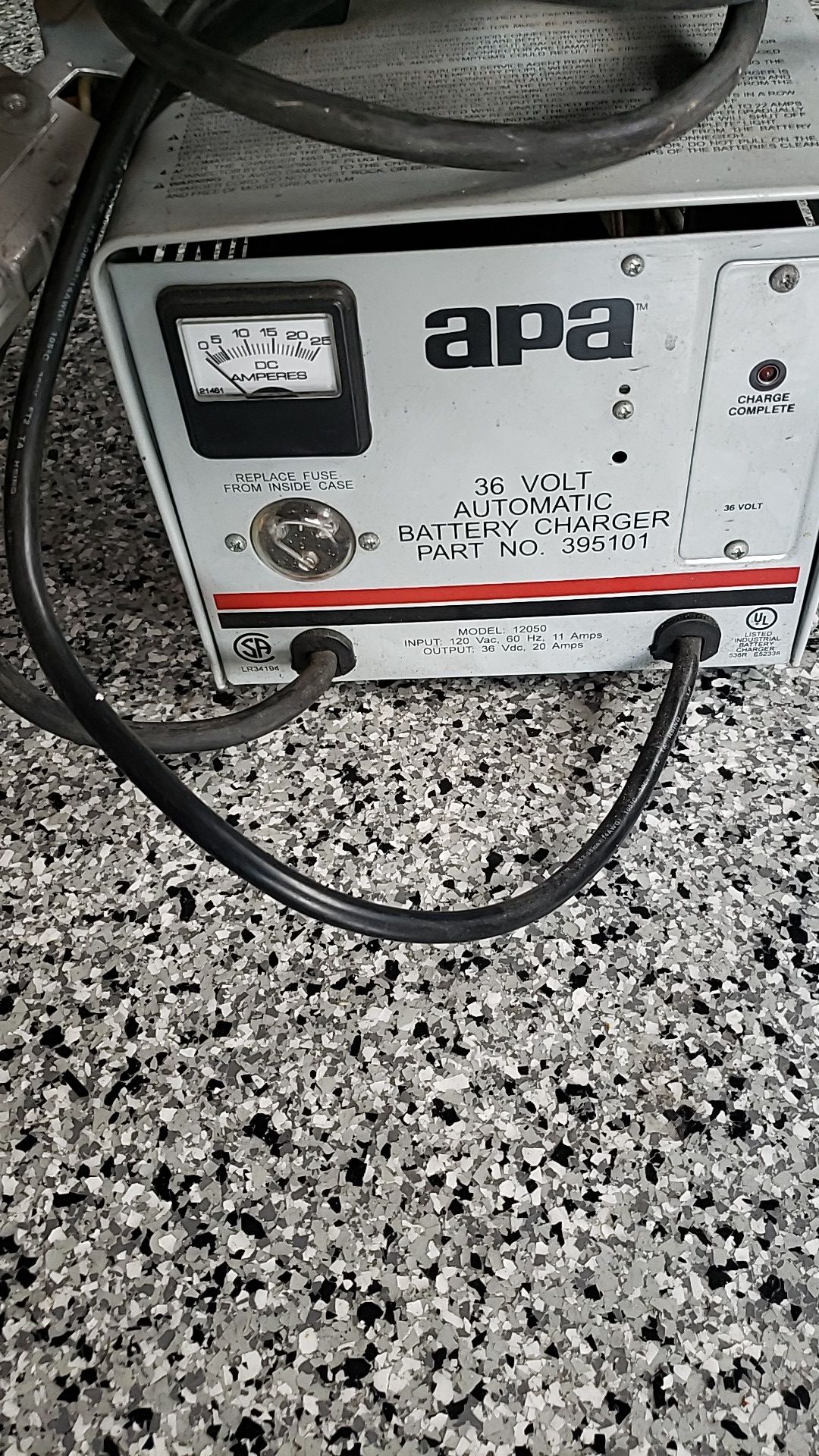 36 v batery charger price for new is 480 dollars