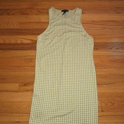 Women's light green dress