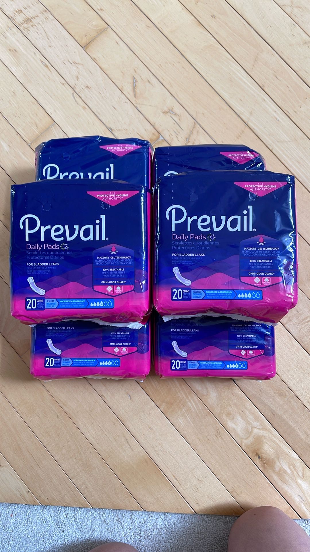 Prevail Daily Pad 20ct