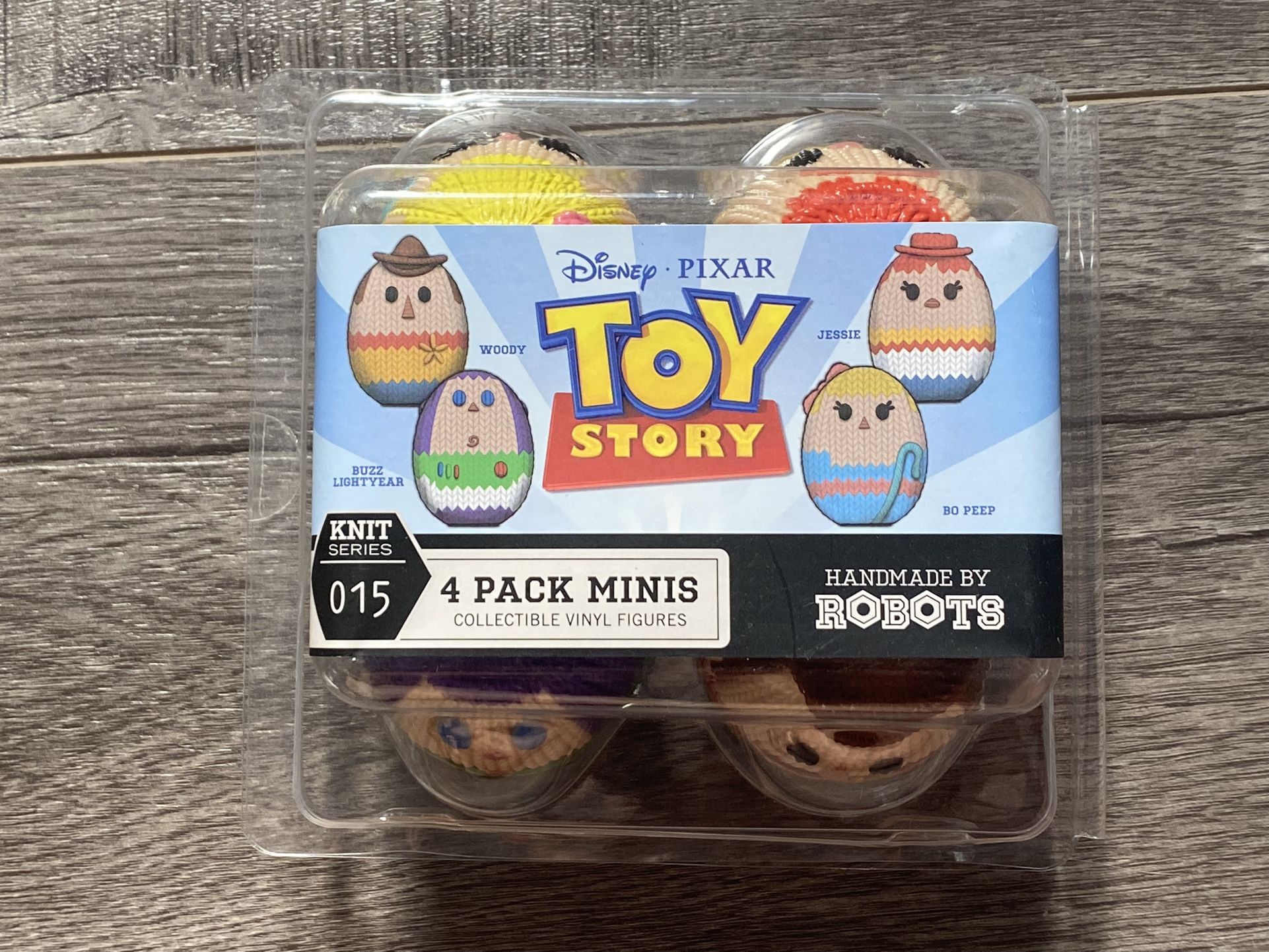 Handmade by Robots Disney Pixar Toy Story Mini Egg Vinyl Figure 4 Pack New 105