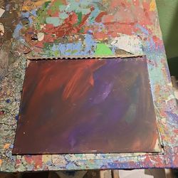 Abstract Acrylic Paintings Set