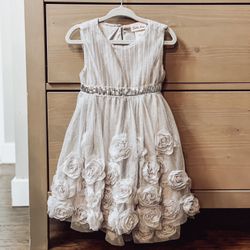 Holiday Dress, Silver, Size 24 Months 