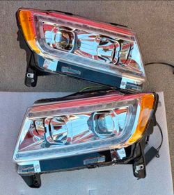 11-13 Jeep Grand Cherokee LED DRL Projector Headlights Luces Focos Micas Faros Faroles Headlamps