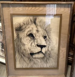 Large Lion Portrait