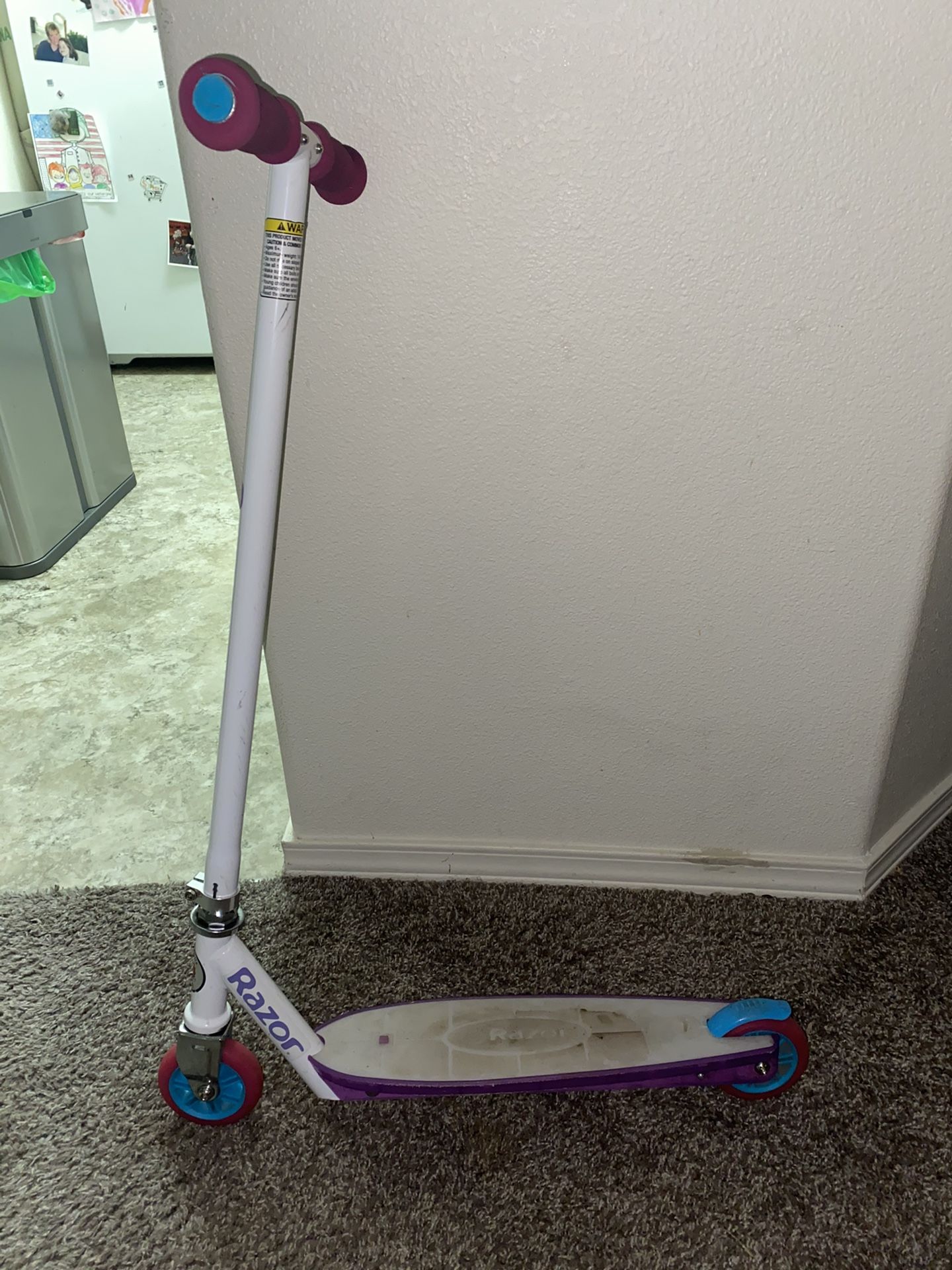 Kids razor scooter porch pickup
