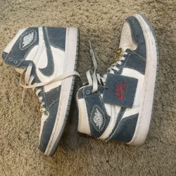 Retro Air Jordan 1 OG High Denim Size 9.5