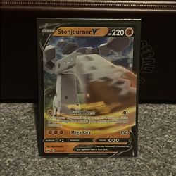 Stonjourner V Pokémon Card